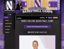 Tablet Screenshot of chriscollinsbasketballcamp.com